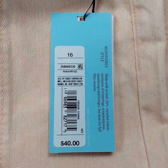 Women's Tie-Dye Mid Rise Straight Jeans | Future Collective | 16 - Picture 7 of 12